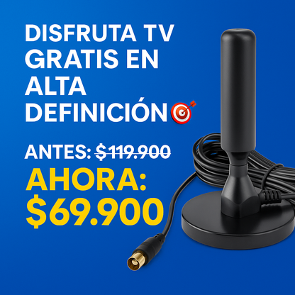 Antena TDT Colombia Full HD 2025 📡 — Disfruta TV en 4K Ultra Nítido 📺 ¡Todos tus canales favoritos gratis al instante! 🚀